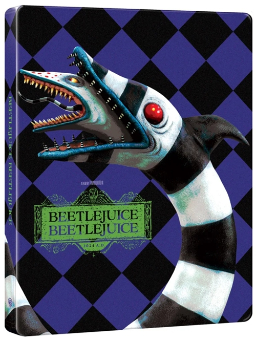 Tim Burton - Beetlejuice Beetlejuice (4K UHD Blu-ray + BD) *Steelbook* *Limitált fémdobozos változat**Import-Angol hangot és Angol feliratot tartalmaz* 