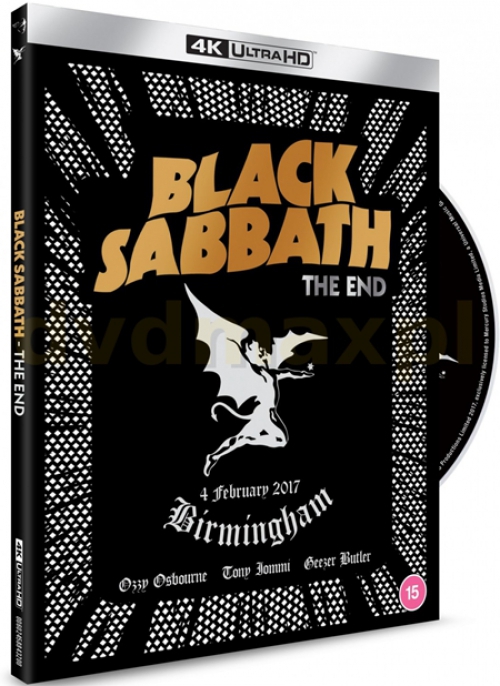 Nem ismert - Black Sabbath - The End - Live From The Genting Arena 2017 (Blu-Ray 4K)