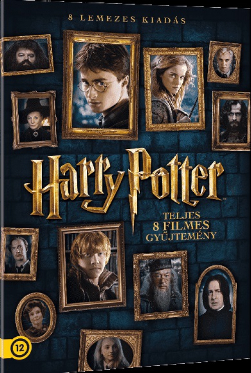 David Yates - Harry Potter: A teljes gyűjtemény (8 DVD)  *Díszdobozos* *Antikvár - Kiváló állapotú*